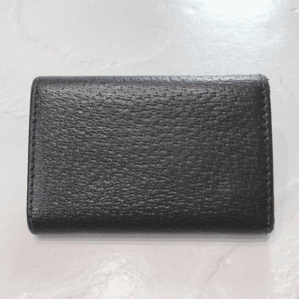 Gucci 6-ring key case, black leather, Sherry line - Picture 2 of 10